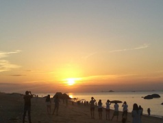 黃厝海濱相約看日出