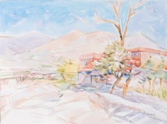 極致平淡的筆調，不著痕跡的人生新境|黃永生論畫黃俊清水彩