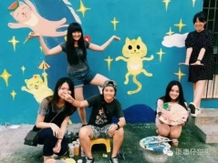 集美藝術村路牌墻繪涂鴉大作戰